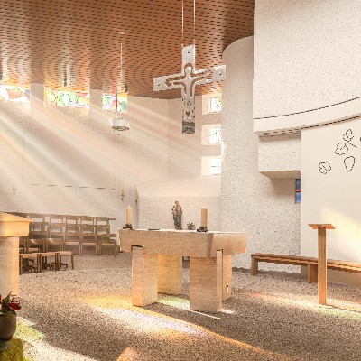 zweispr. Eucharistiefeier (it/dt), (Begrüssung Italienerseelsorgers)  mit ChorTanto per Cantá, anschl. Spaghettata